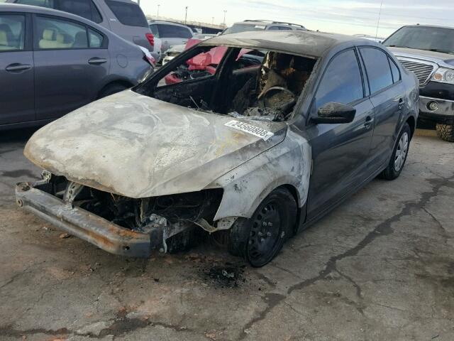 3VW267AJ5GM277139 - 2016 VOLKSWAGEN JETTA S BURN photo 2