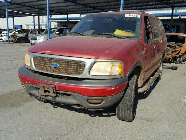 1FMPU16L51LA90266 - 2001 FORD EXPEDITION RED photo 2