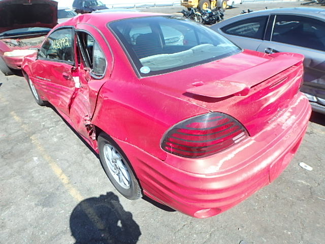 1G2NF52TX1M658206 - 2001 PONTIAC GRAND AM S წითელი ფოტო 3