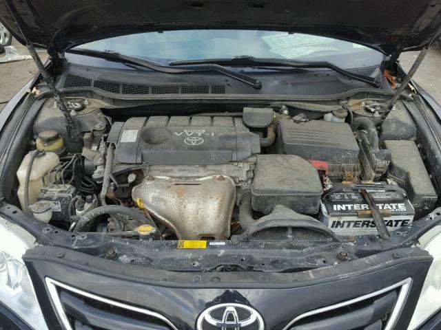 4T1BF3EKXAU046461 - 2010 TOYOTA CAMRY BASE BLACK photo 7