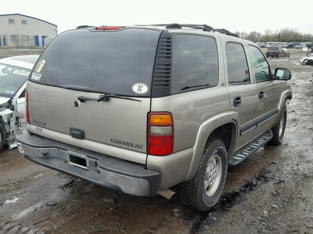 1GNEK13V22J163203 - 2002 CHEVROLET TAHOE K150 BEIGE photo 4