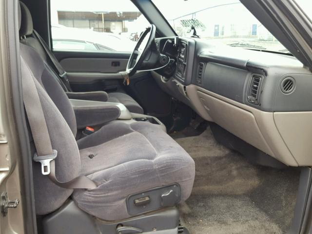 1GNEK13V22J163203 - 2002 CHEVROLET TAHOE K150 BEIGE photo 5