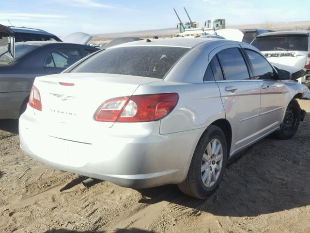 1C3LC46R17N676752 - 2007 CHRYSLER SEBRING SILVER photo 4