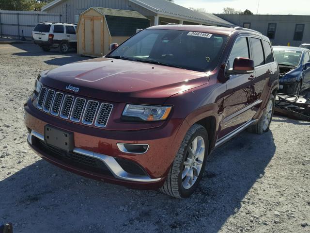 1C4RJFJG6GC366220 - 2016 JEEP GRAND CHER MAROON photo 2