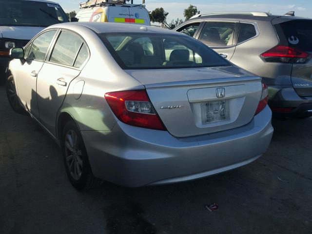 19XFB2F94CE301890 - 2012 HONDA CIVIC EXL Gümüş foto 3