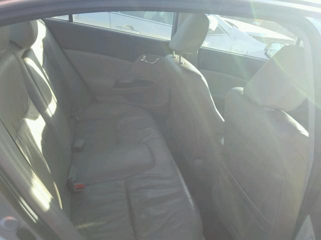 19XFB2F94CE301890 - 2012 HONDA CIVIC EXL Gümüş foto 6