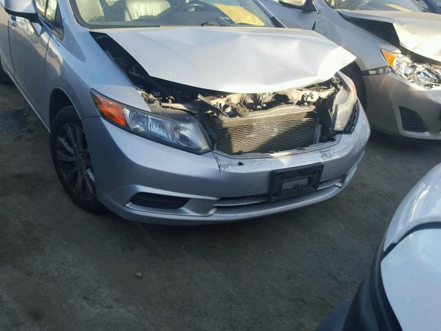 19XFB2F94CE301890 - 2012 HONDA CIVIC EXL Gümüş foto 9