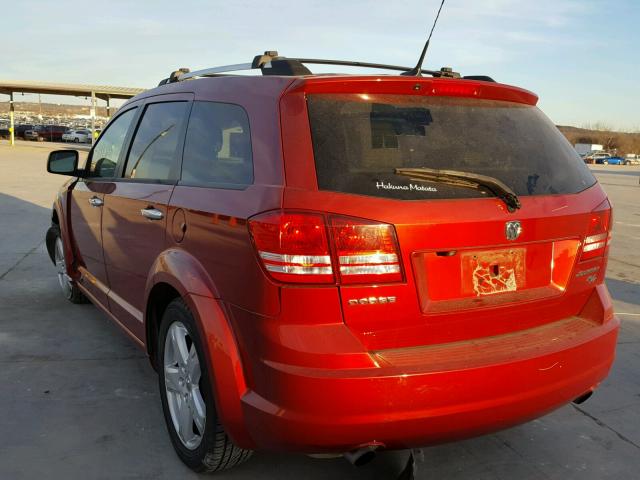 3D4PG6FV7AT184814 - 2010 DODGE JOURNEY R/ RED photo 3