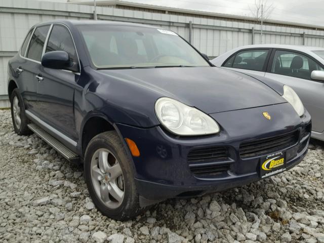 WP1AB29P54LA66153 - 2004 PORSCHE CAYENNE S BLUE photo 1