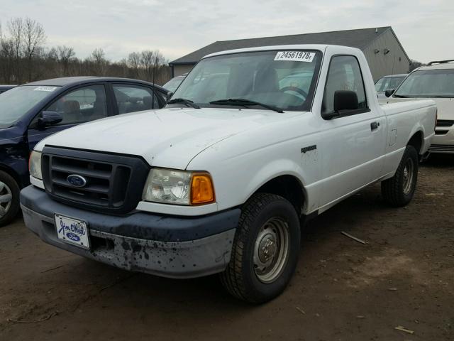 1FTYR10D54PB50068 - 2004 FORD RANGER WHITE photo 2