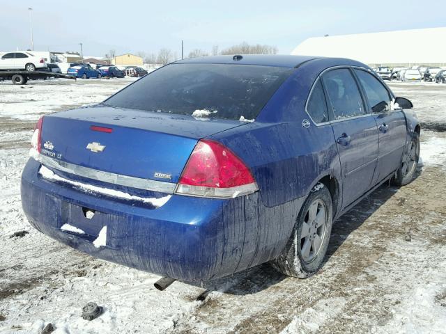 2G1WT58K079374833 - 2007 CHEVROLET IMPALA LT BLUE photo 4