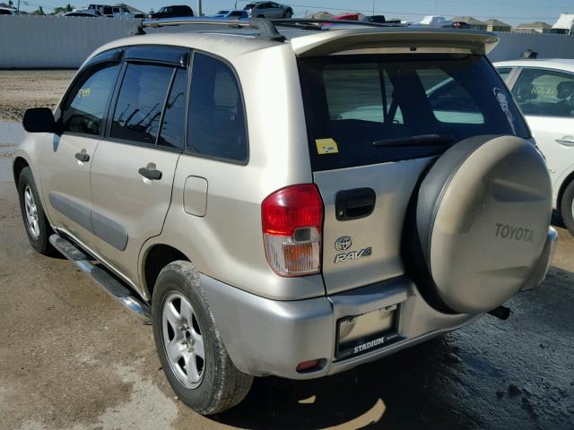 JTEGH20V626004077 - 2002 TOYOTA RAV4 TAN photo 3