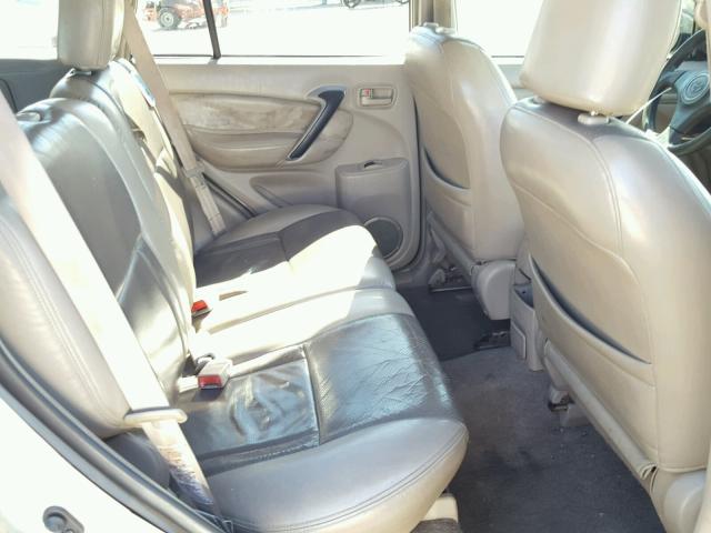 JTEGH20V626004077 - 2002 TOYOTA RAV4 TAN photo 6