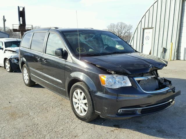 2C4RC1BG1DR709045 - 2013 CHRYSLER TOWN & COU BLACK photo 1