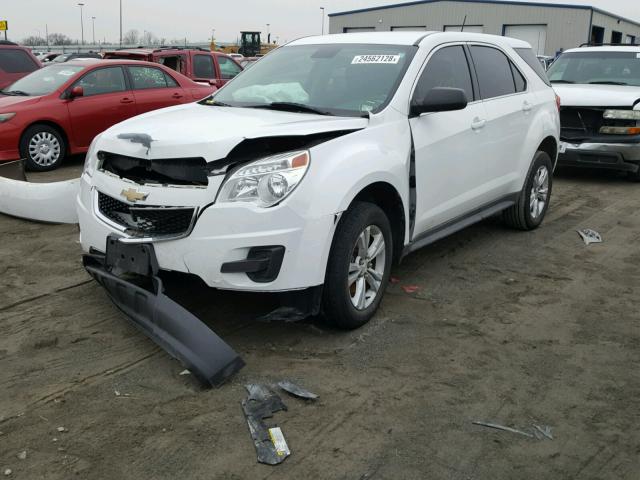 2GNALBEK9D1240120 - 2013 CHEVROLET EQUINOX LS WHITE photo 2