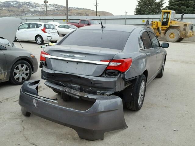 1C3CCBBB8CN119957 - 2012 CHRYSLER 200 TOURIN GRAY photo 4