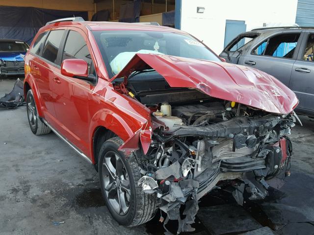 3C4PDCGB5FT637411 - 2015 DODGE JOURNEY CR RED photo 1