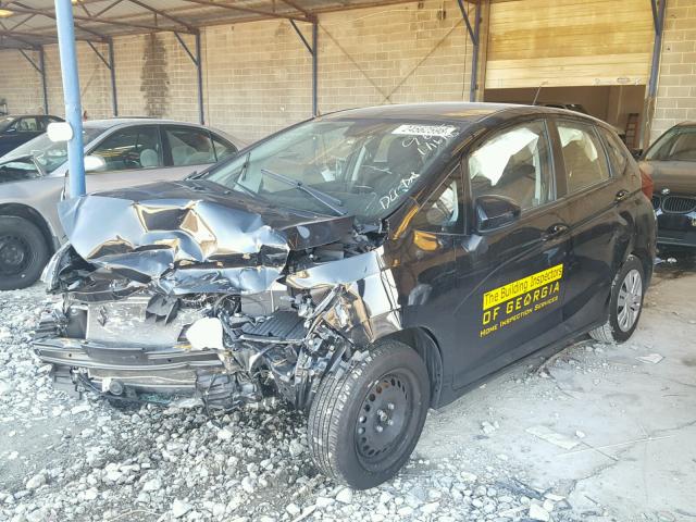 JHMGK5H52GS003937 - 2016 HONDA FIT LX BLACK photo 2