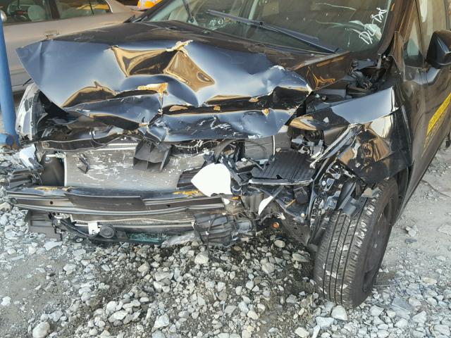 JHMGK5H52GS003937 - 2016 HONDA FIT LX BLACK photo 9