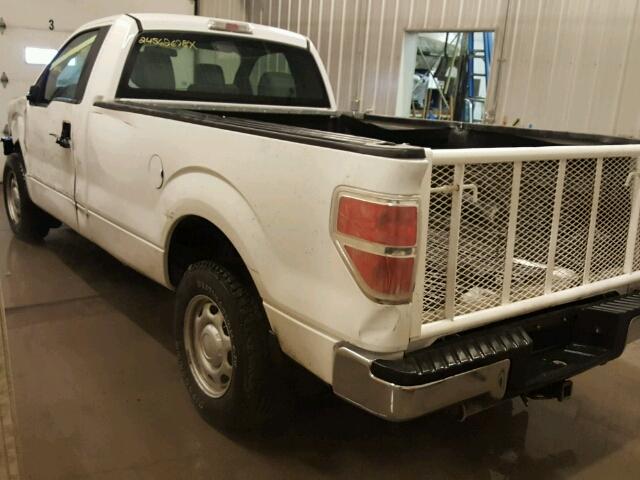 1FTNF1CF4BKD32766 - 2011 FORD F150 WHITE photo 3