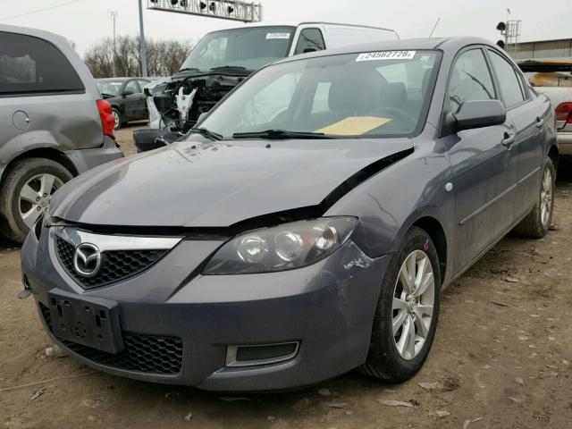 JM1BK12F571722790 - 2007 MAZDA 3 I GRAY photo 2