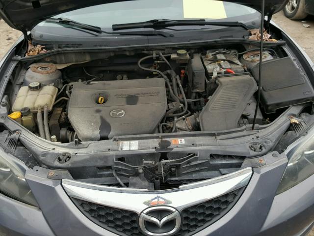 JM1BK12F571722790 - 2007 MAZDA 3 I GRAY photo 7