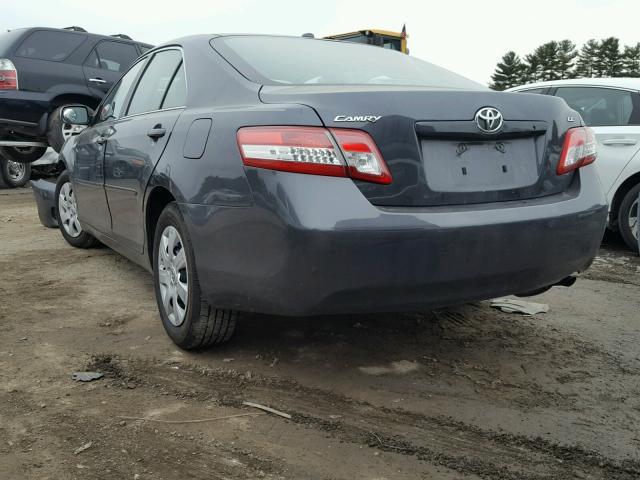4T1BF3EK6AU008922 - 2010 TOYOTA CAMRY BASE CHARCOAL photo 3