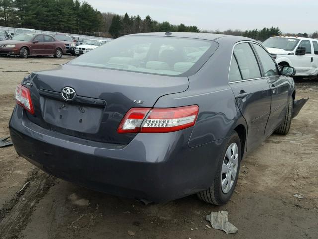 4T1BF3EK6AU008922 - 2010 TOYOTA CAMRY BASE CHARCOAL photo 4