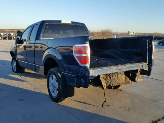 1FTRX12V39FA43811 - 2009 FORD F150 SUPER BLUE photo 3