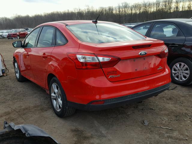 1FADP3F28DL188641 - 2013 FORD FOCUS SE RED photo 3