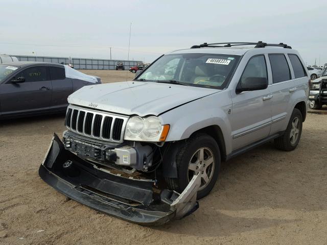 1J4HR58N06C194052 - 2006 JEEP GRAND CHER SILVER photo 2