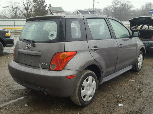 JTKKT624X50104479 - 2005 TOYOTA SCION XA GRAY photo 4