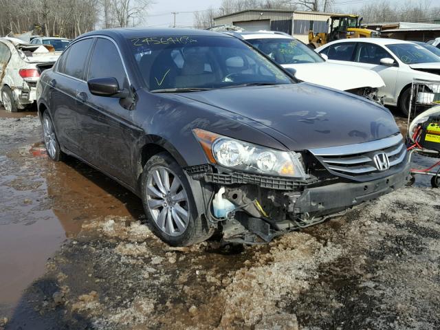 1HGCP2F71BA076396 - 2011 HONDA ACCORD EX BROWN photo 1