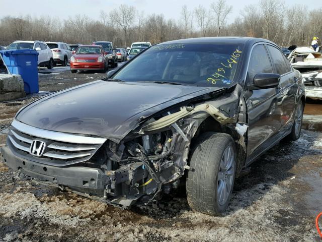 1HGCP2F71BA076396 - 2011 HONDA ACCORD EX BROWN photo 2