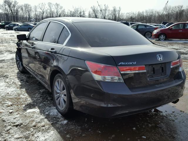 1HGCP2F71BA076396 - 2011 HONDA ACCORD EX BROWN photo 3