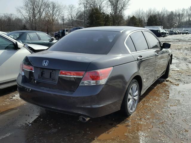 1HGCP2F71BA076396 - 2011 HONDA ACCORD EX BROWN photo 4