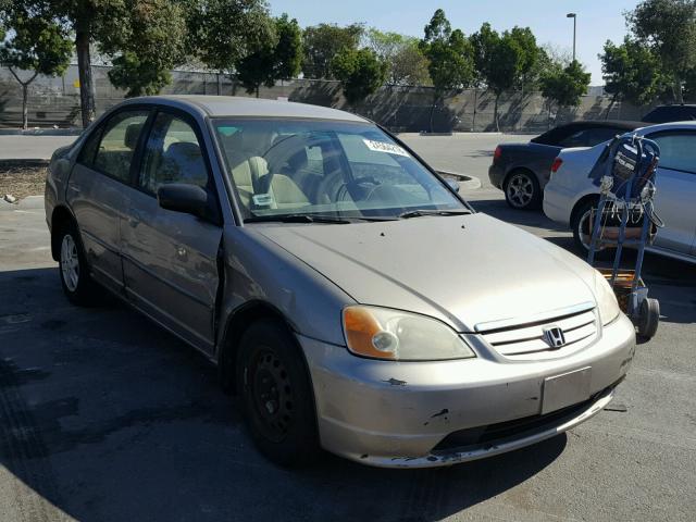 2HGES16533H521322 - 2003 HONDA CIVIC LX TAN photo 1