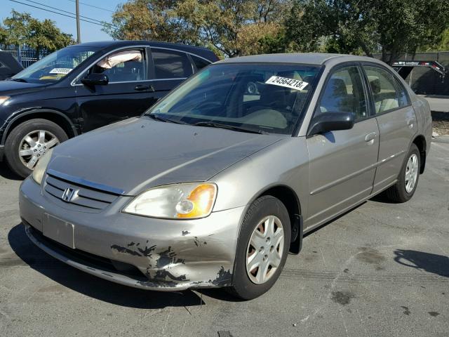 2HGES16533H521322 - 2003 HONDA CIVIC LX TAN photo 2