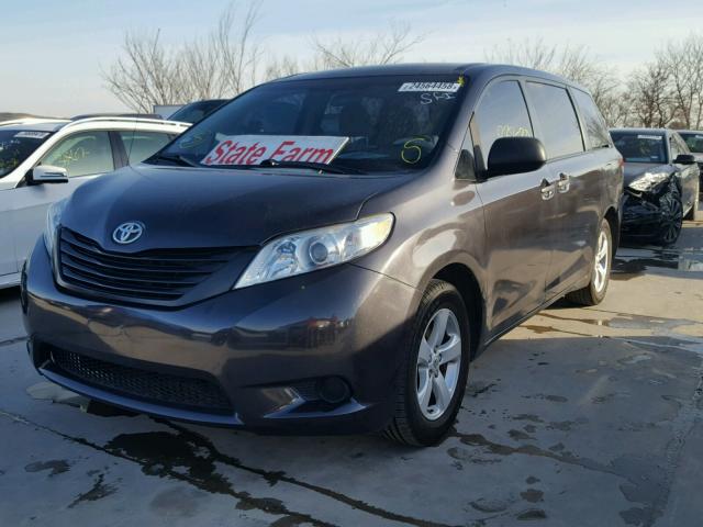 5TDKA3DCXCS012797 - 2012 TOYOTA SIENNA BAS BLACK photo 2