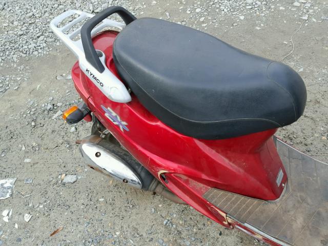 RFBSCAAS7YB100931 - 2000 KYMCO USA INC ZX50 RED photo 6