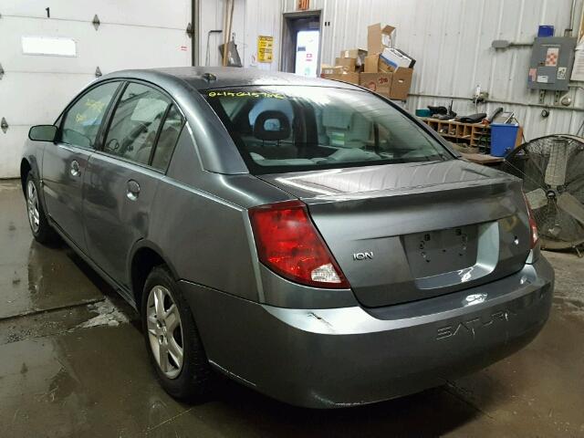 1G8AZ55F96Z140602 - 2006 SATURN ION LEVEL ნაცრისფერი ფოტო 3