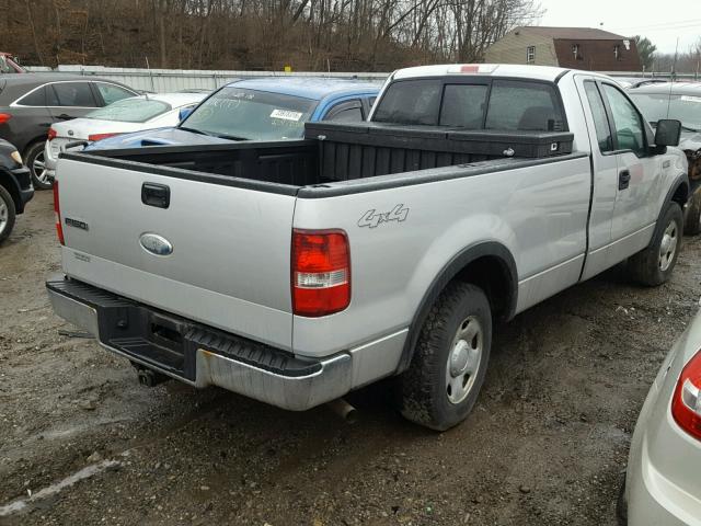 1FTRF14W67KD39564 - 2007 FORD F150 SILVER photo 4