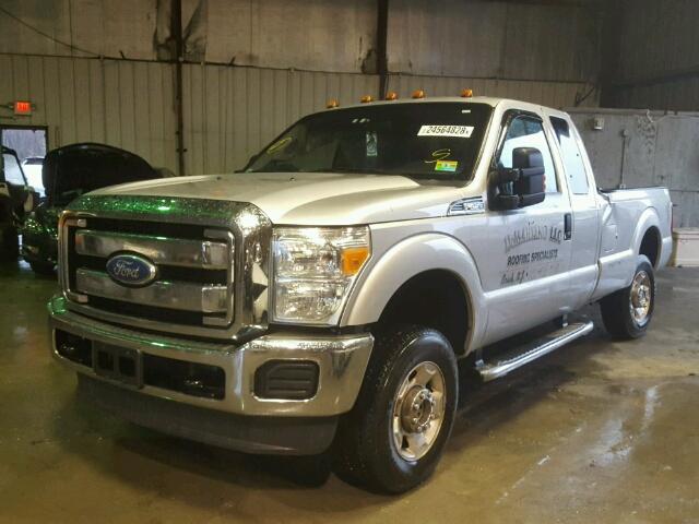 1FT7X2B69BEA04495 - 2011 FORD F250 SUPER SILVER photo 2