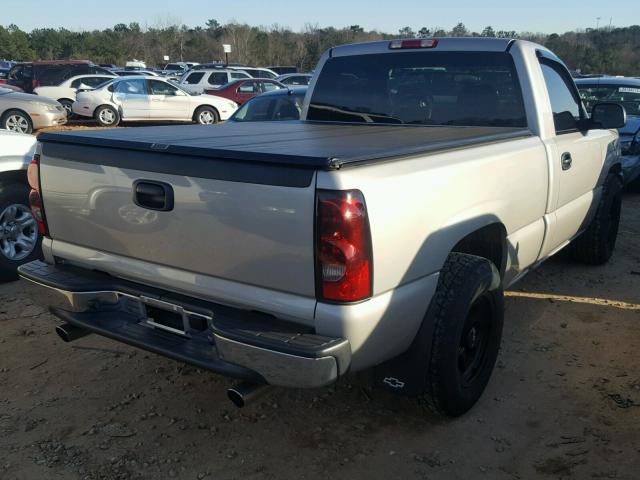 1GCEC14X77Z189908 - 2007 CHEVROLET SILVERADO TAN photo 4