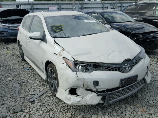 JTNKARJE7HJ541133 - 2017 TOYOTA COROLLA IM WHITE photo 1