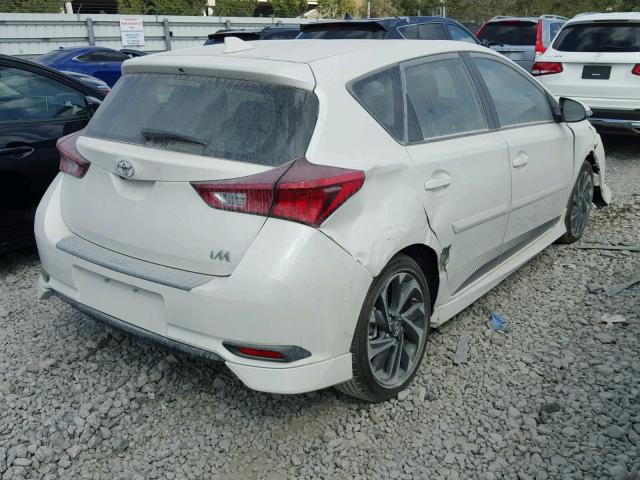 JTNKARJE7HJ541133 - 2017 TOYOTA COROLLA IM WHITE photo 4