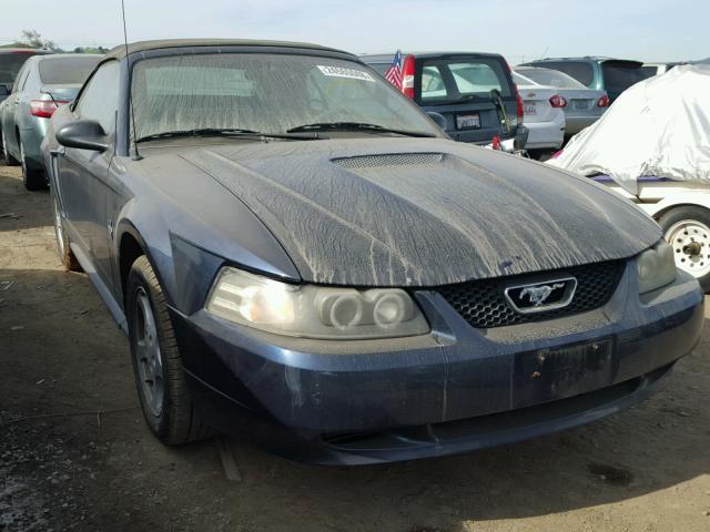 1FAFP44472F106266 - 2002 FORD MUSTANG BLUE photo 1