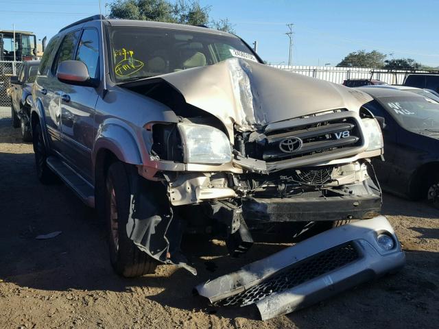 5TDZT34A83S192661 - 2003 TOYOTA SEQUOIA SR TAN photo 1