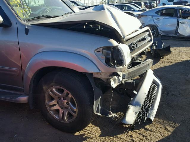 5TDZT34A83S192661 - 2003 TOYOTA SEQUOIA SR TAN photo 9