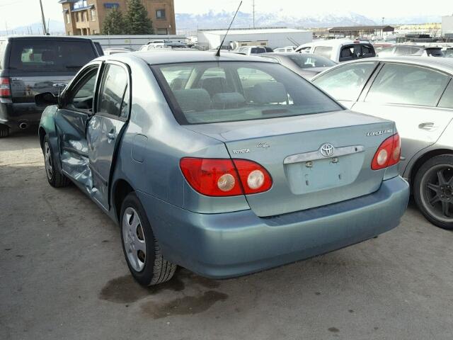 1NXBR32E75Z423081 - 2005 TOYOTA COROLLA CE BLUE photo 3